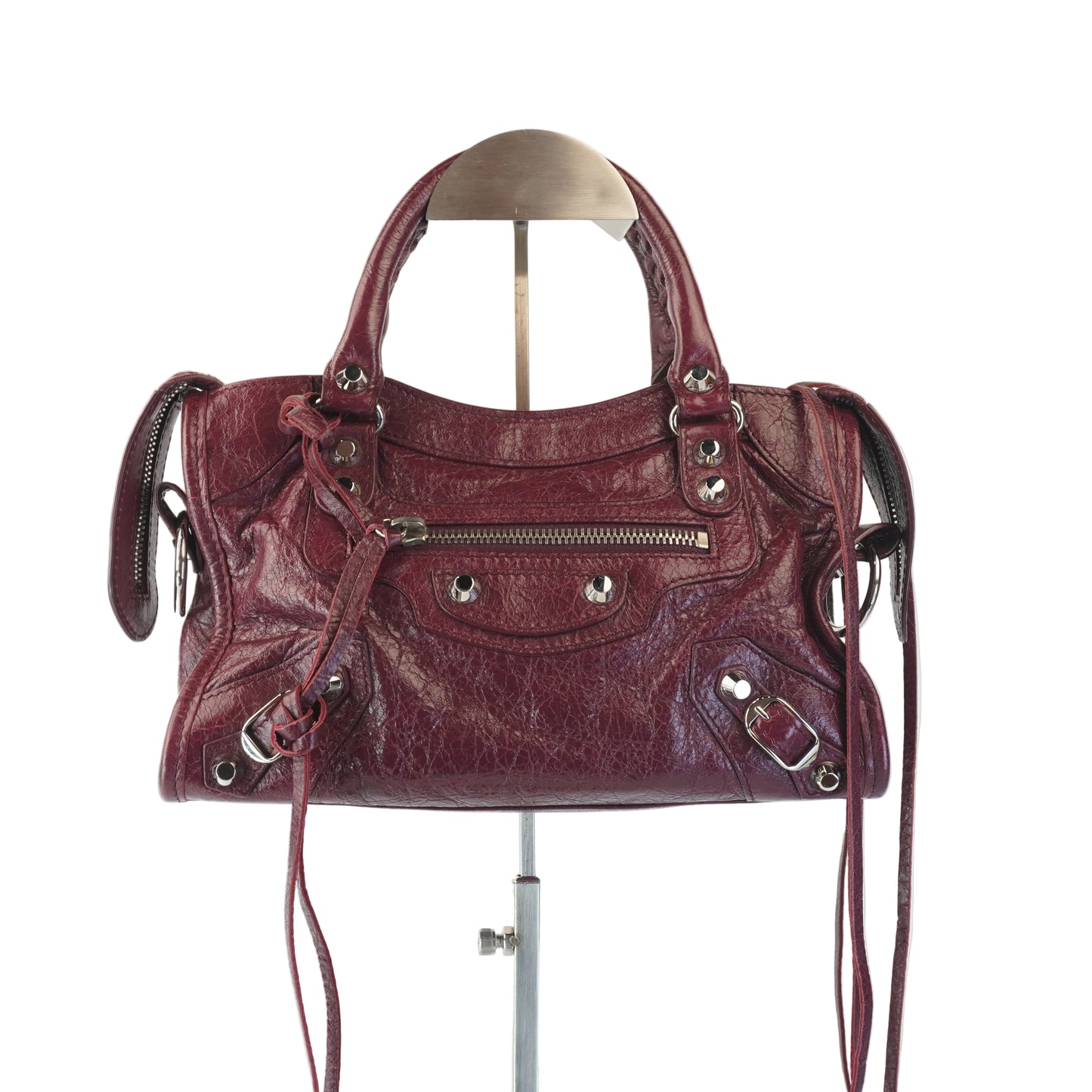 Balenciaga Mini Le City Dark Burgundy