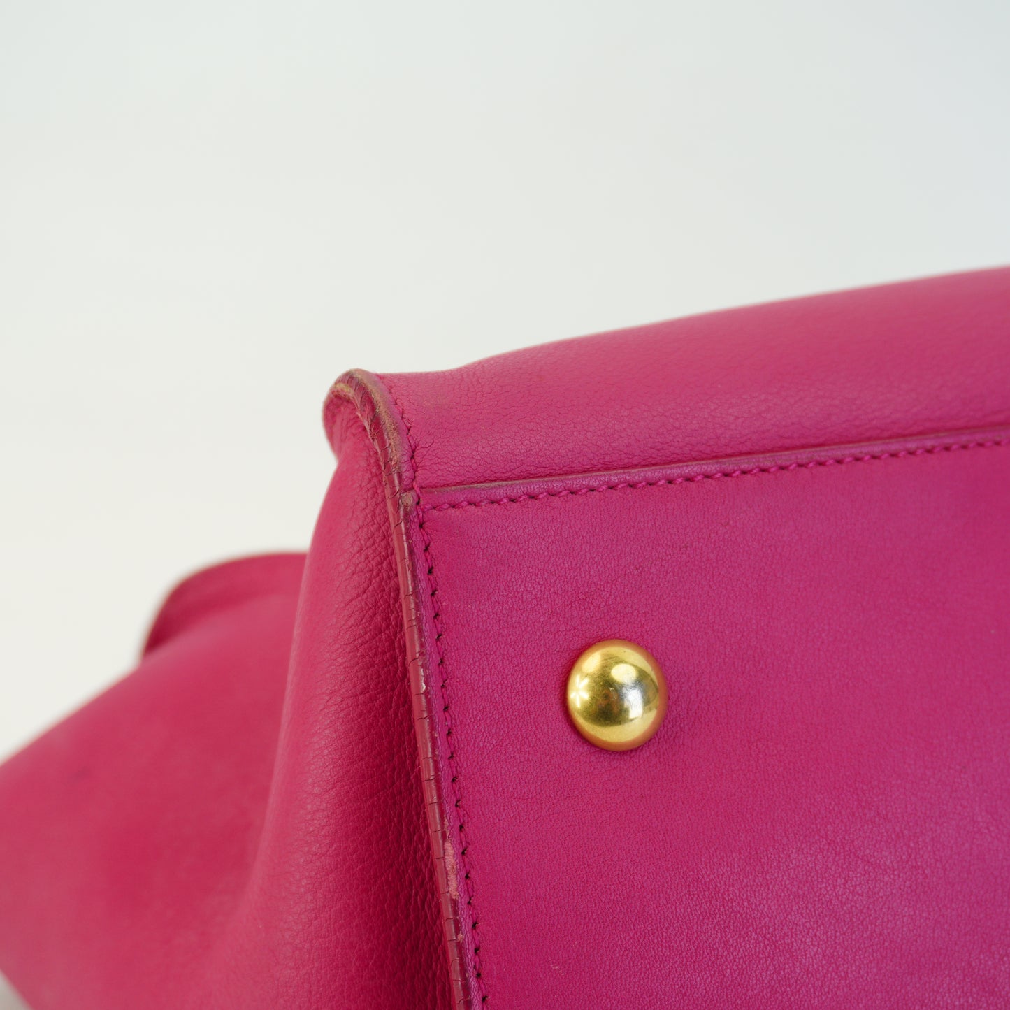 YSL	Classic Y Cabas pink Medium GHW