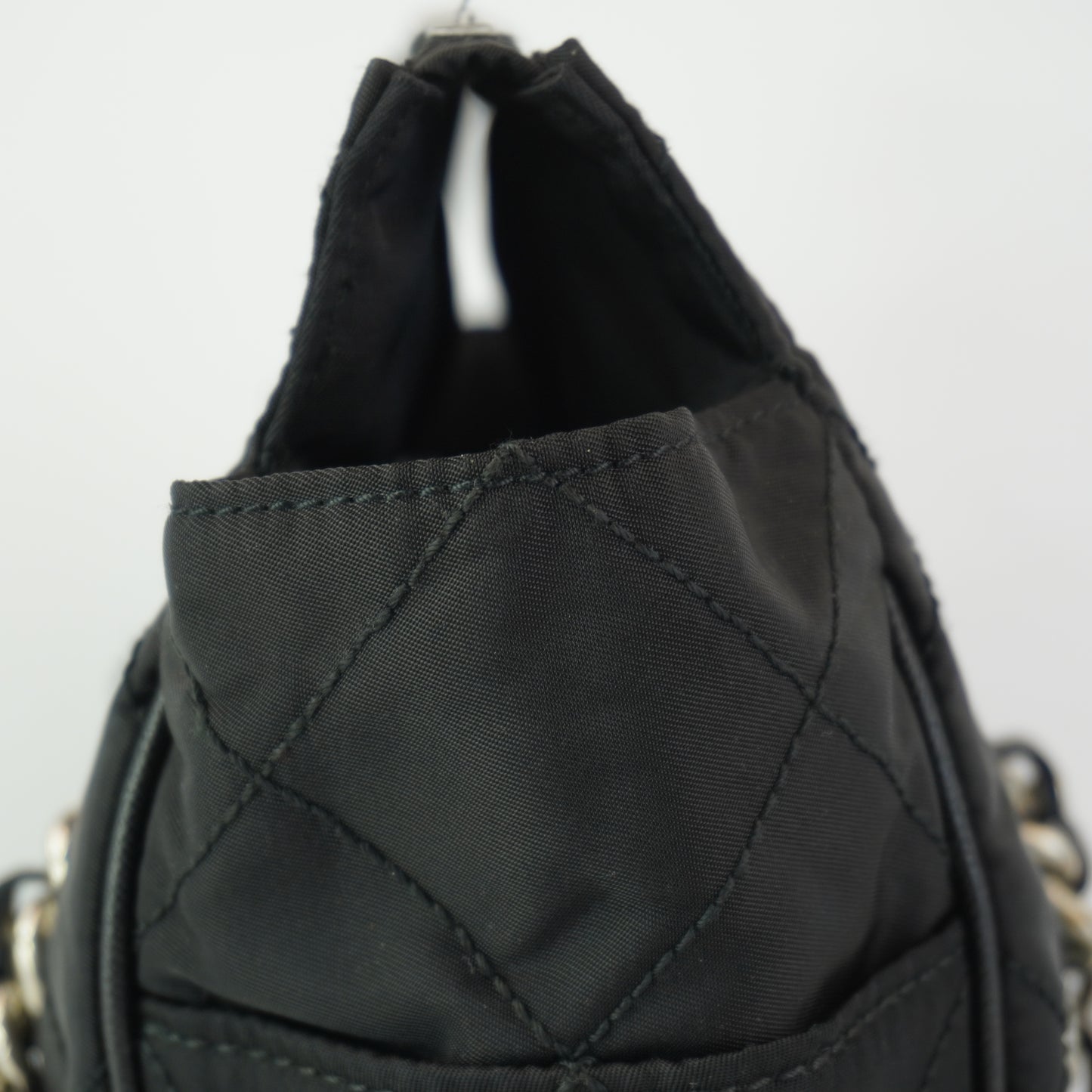 Prada Quilted Nylon Chain Shoulder Bag