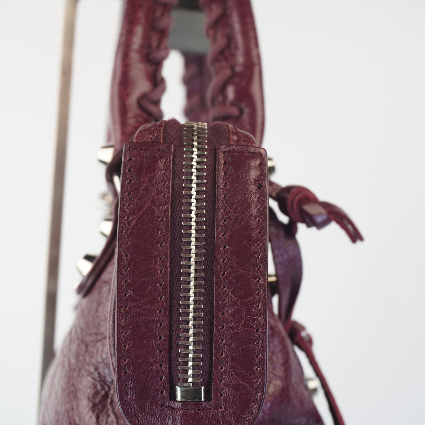Balenciaga Mini Le City Dark Burgundy