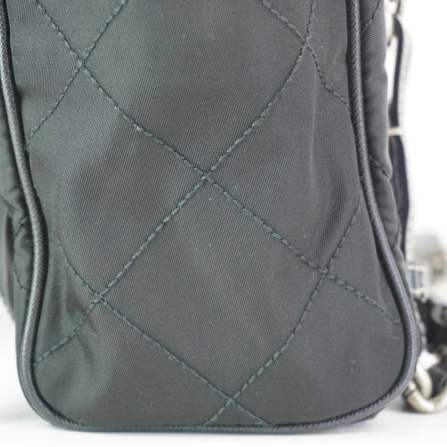 Prada Quilted Nylon Chain Shoulder Bag