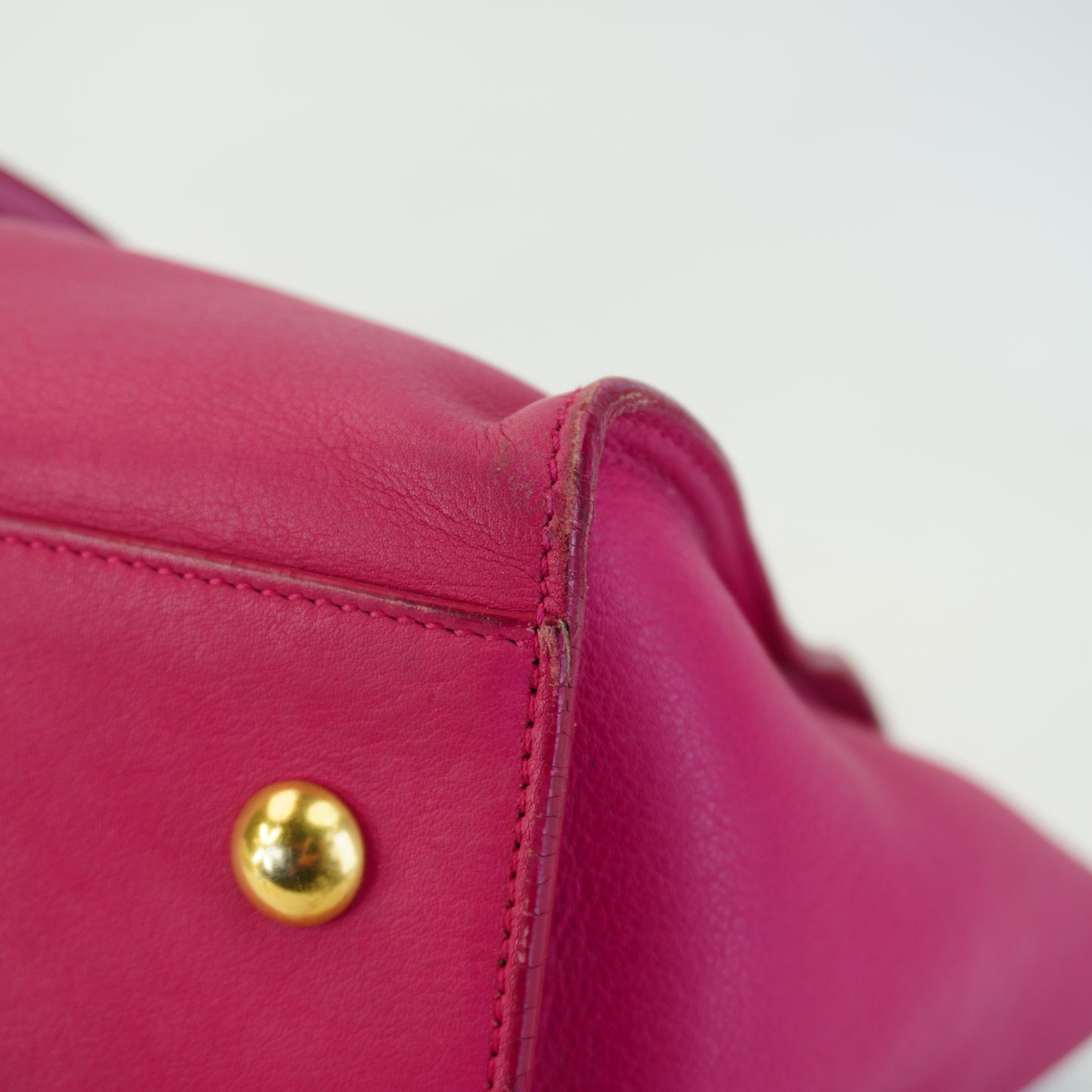 YSL	Classic Y Cabas pink Medium GHW