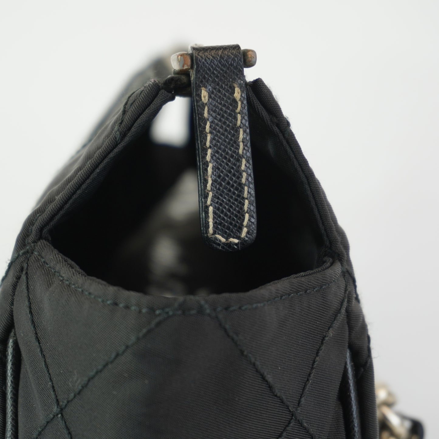 Prada Quilted Nylon Chain Shoulder Bag