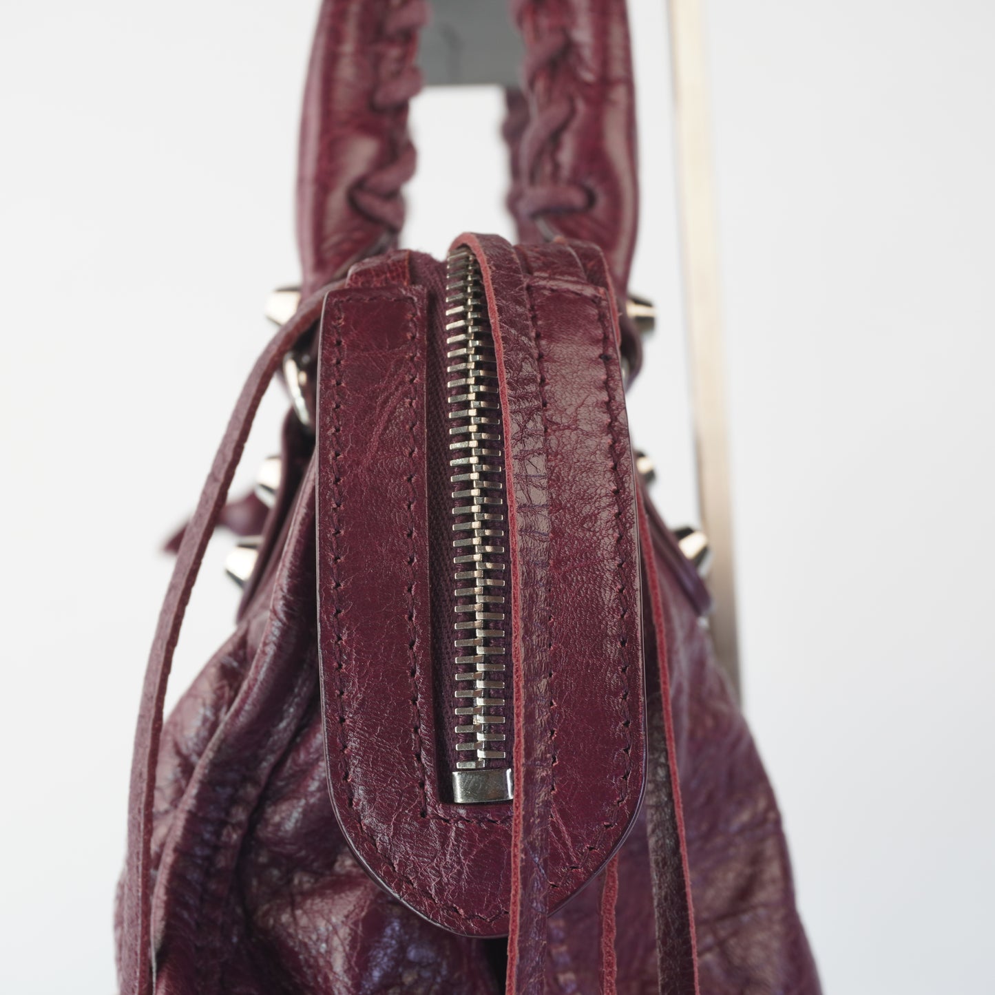 Balenciaga Mini Le City Dark Burgundy