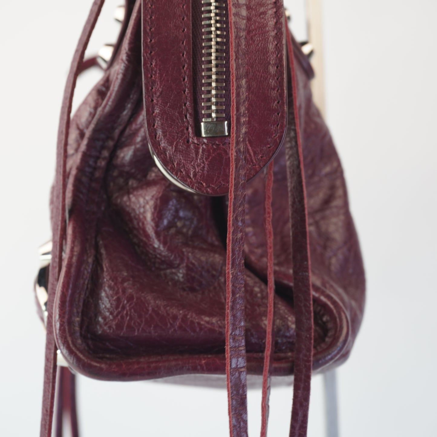 Balenciaga Mini Le City Dark Burgundy