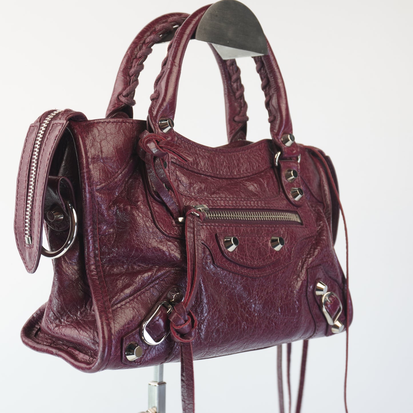 Balenciaga Mini Le City Dark Burgundy