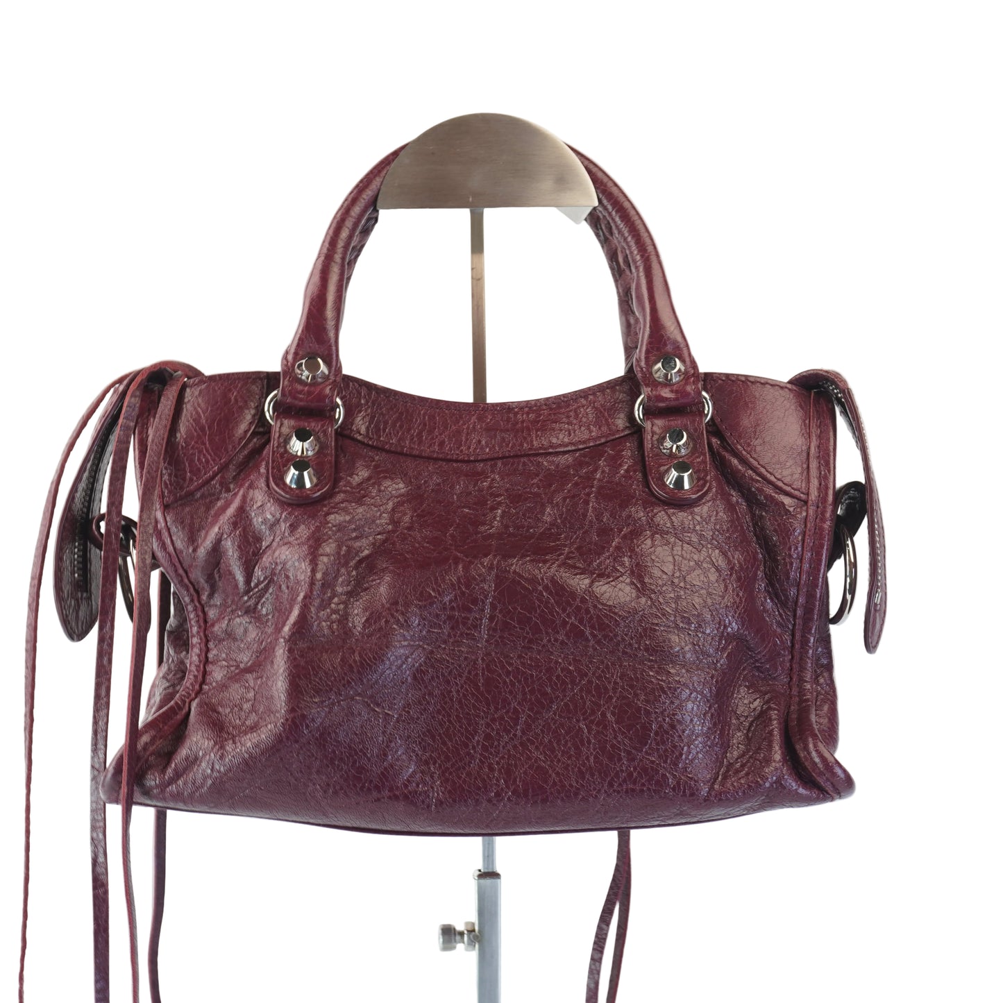 Balenciaga Mini Le City Dark Burgundy