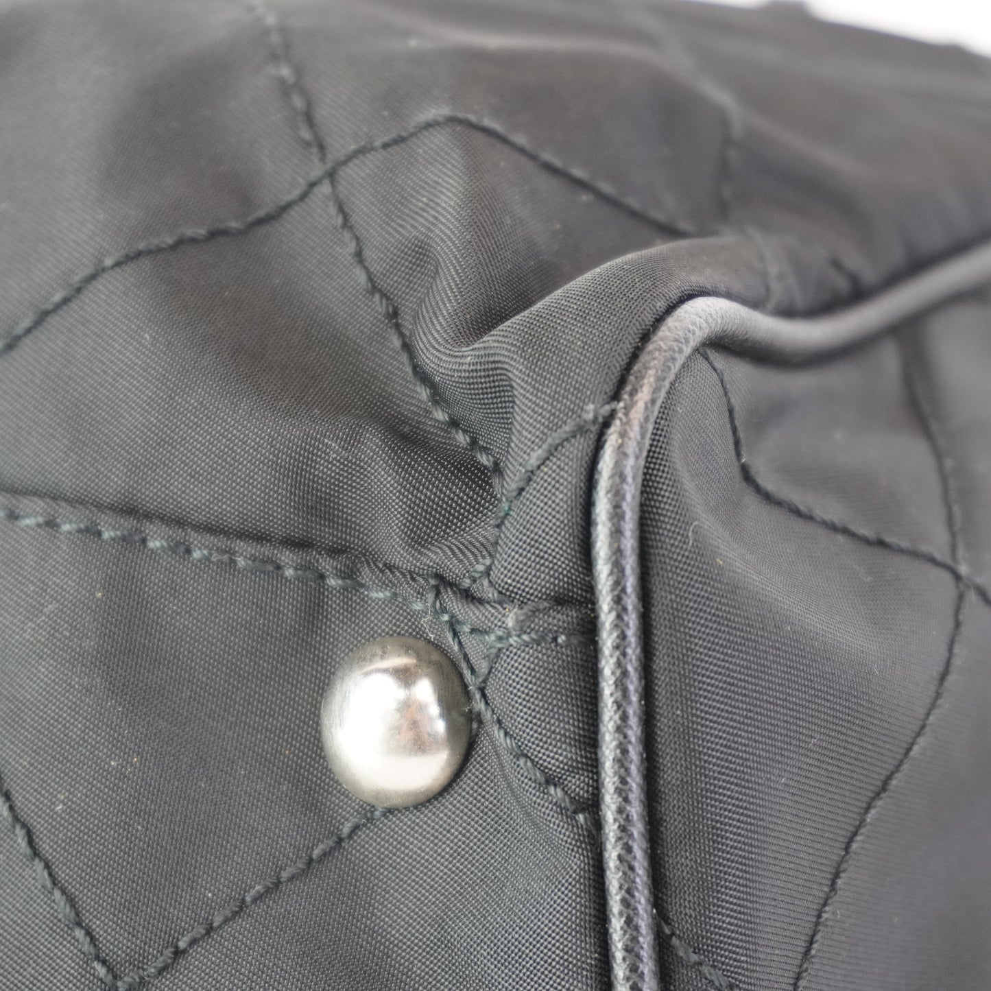 Prada Quilted Nylon Chain Shoulder Bag