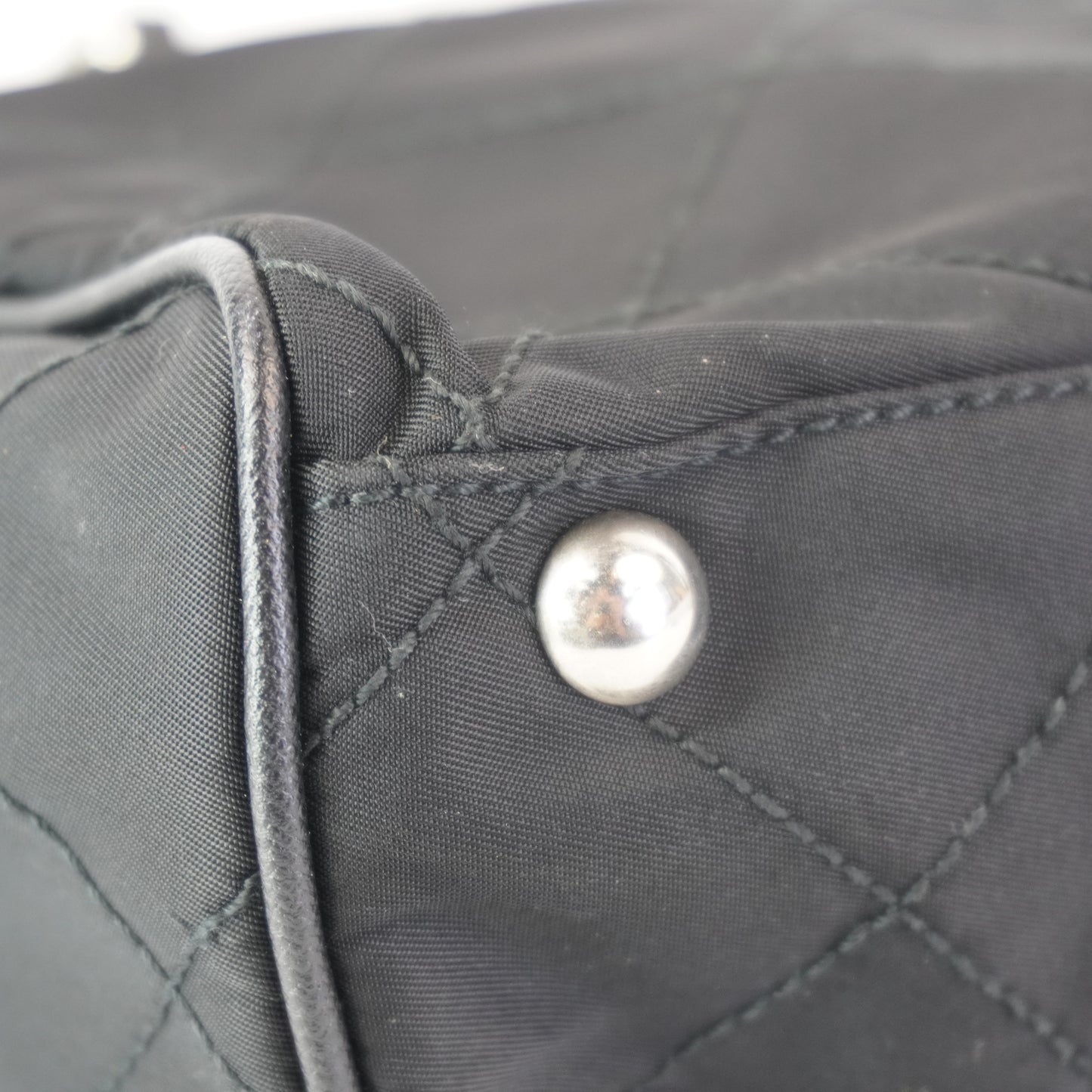 Prada Quilted Nylon Chain Shoulder Bag