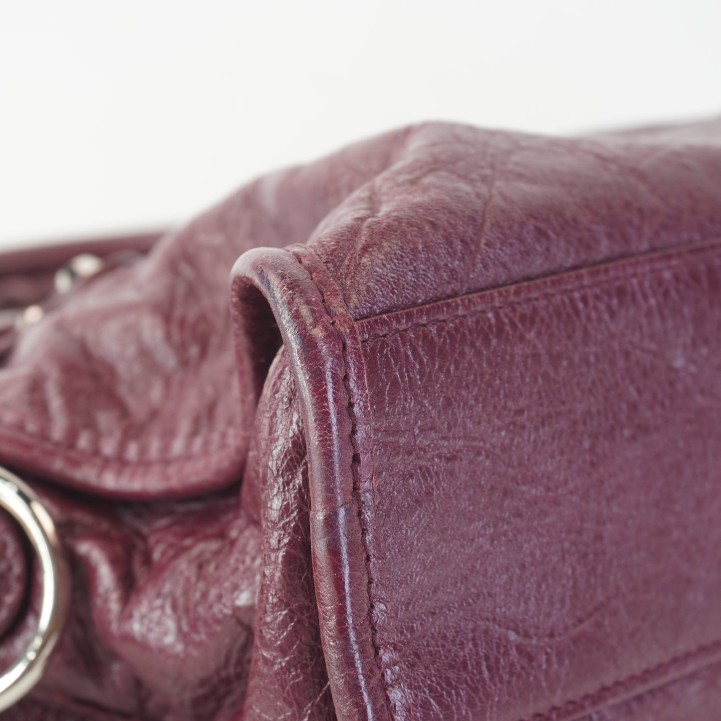 Balenciaga Mini Le City Dark Burgundy