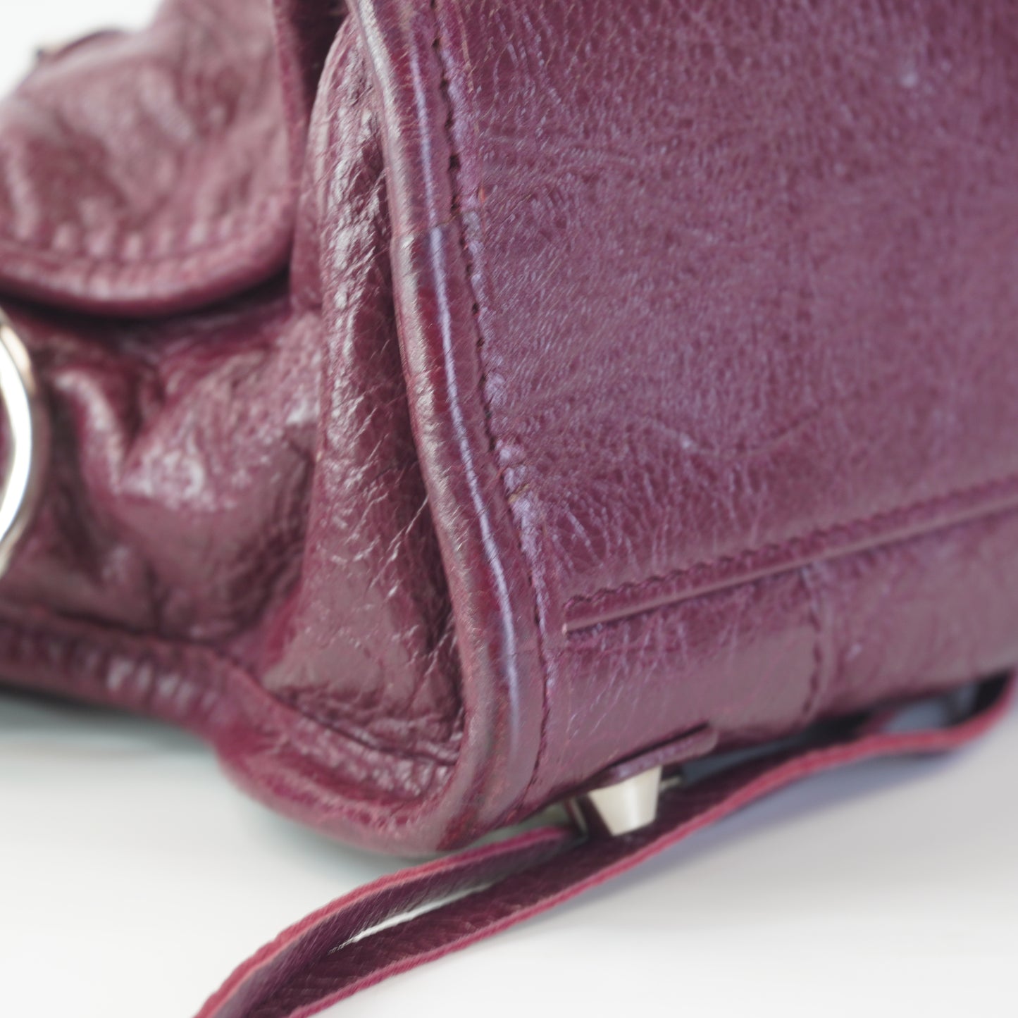 Balenciaga Mini Le City Dark Burgundy