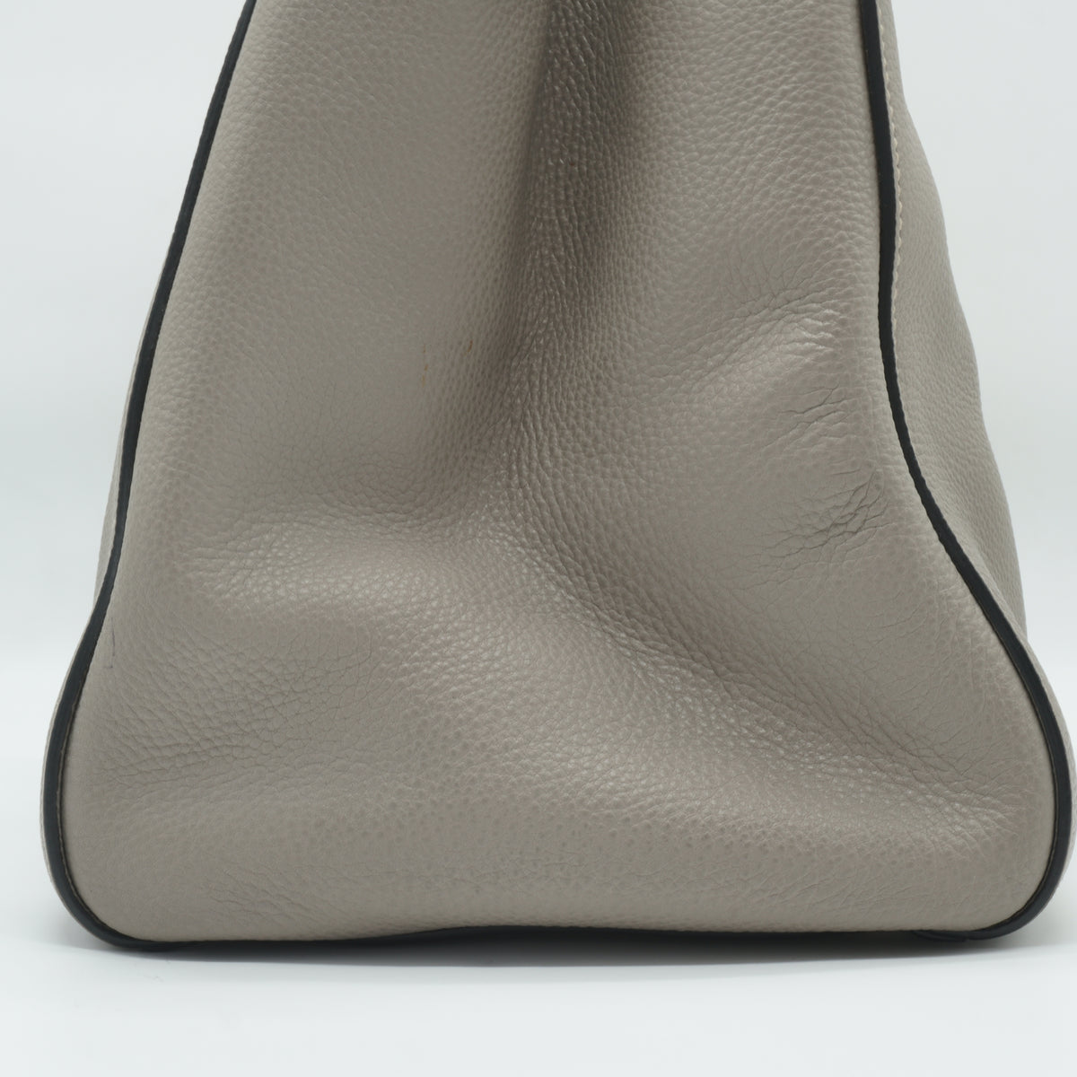 Prada	Phenix Front Pocket Shopping Tote Bag Gray Medium SHW