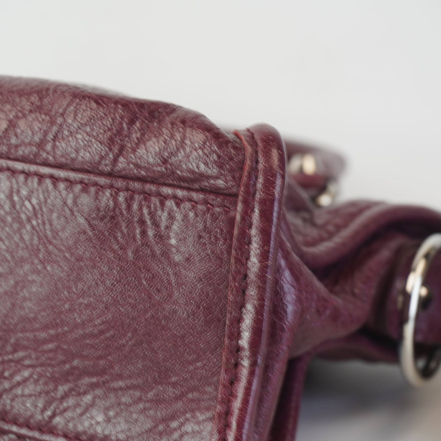 Balenciaga Mini Le City Dark Burgundy