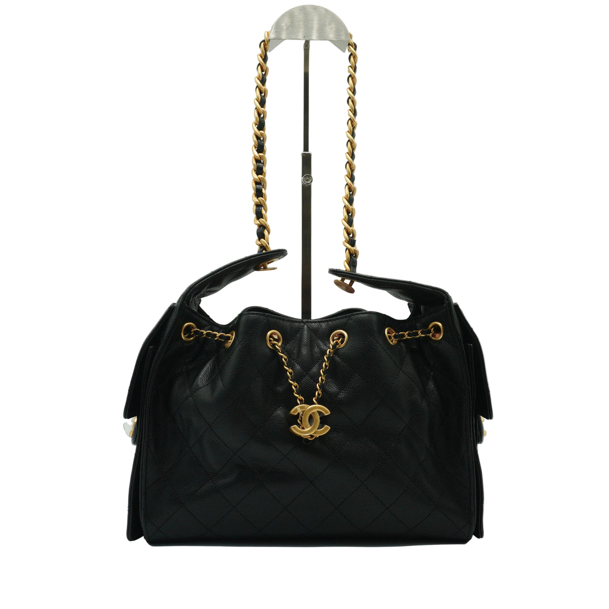 Chanel C25 Black GHW