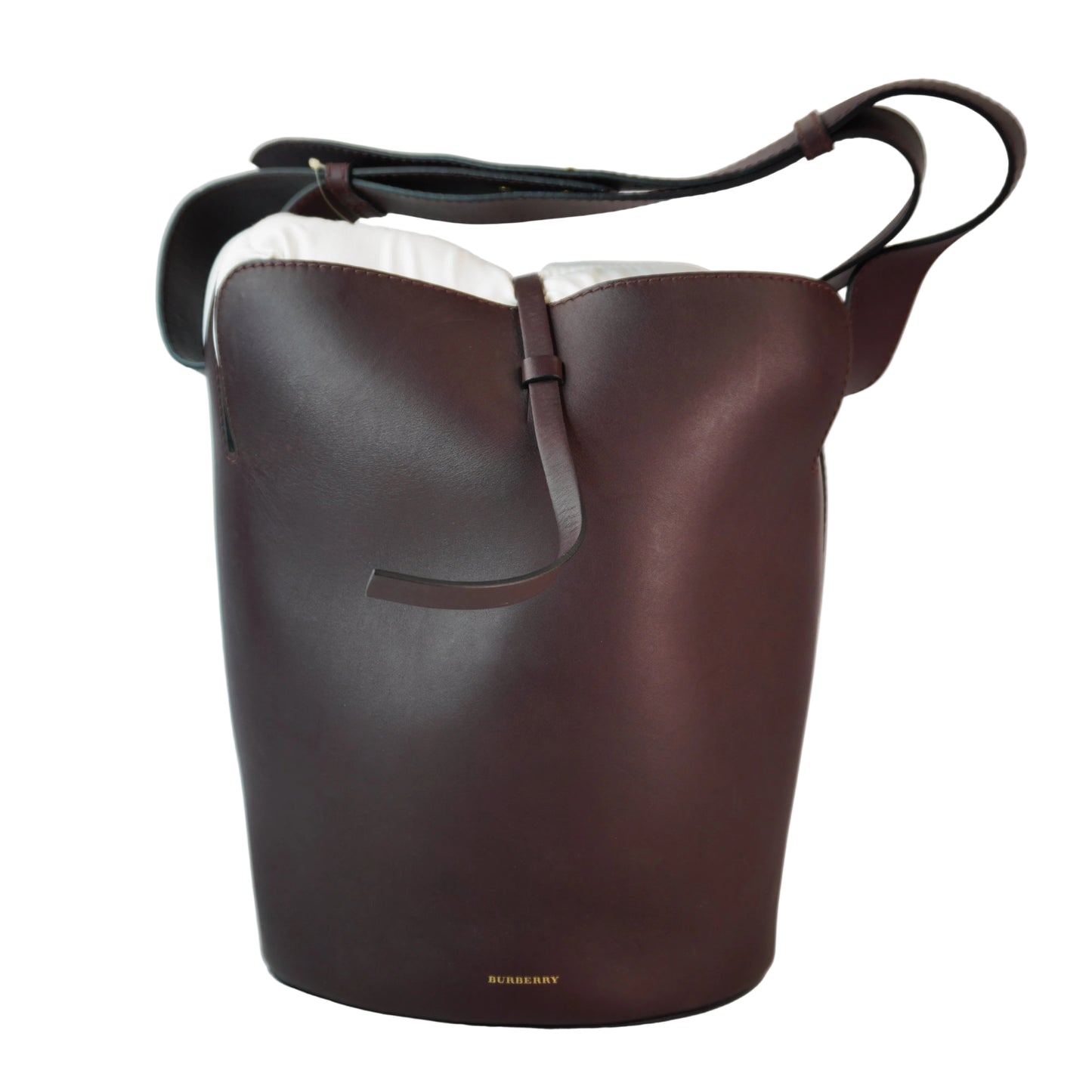 Burberry	Bucket Burgundy GHW Small