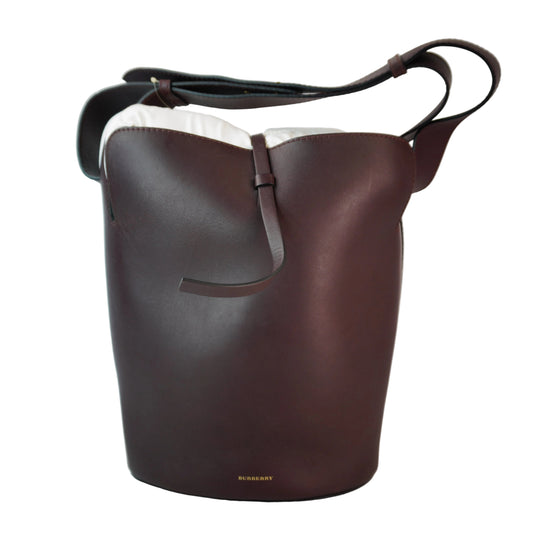 Burberry	Bucket Burgundy GHW Small
