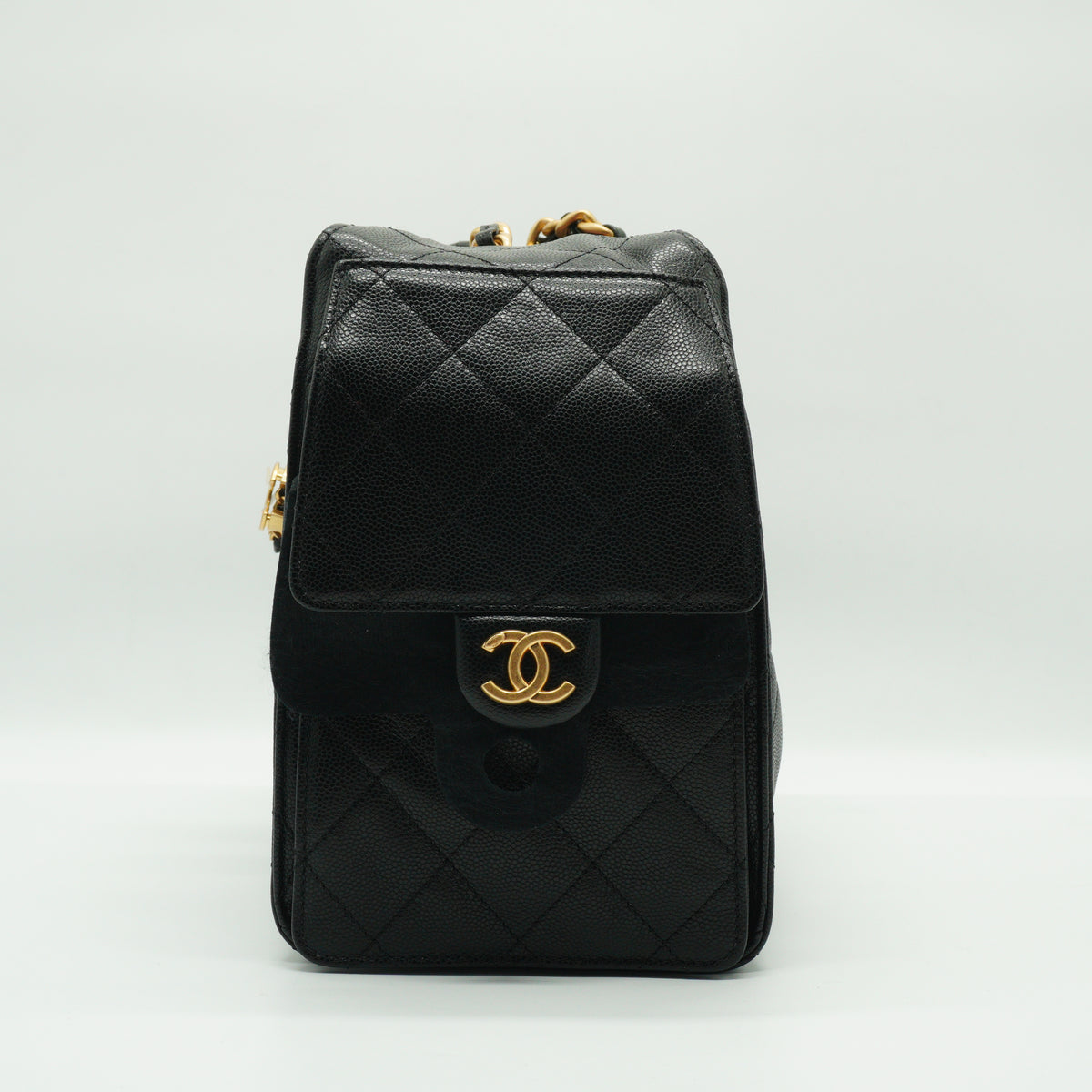 Chanel C25 Black GHW