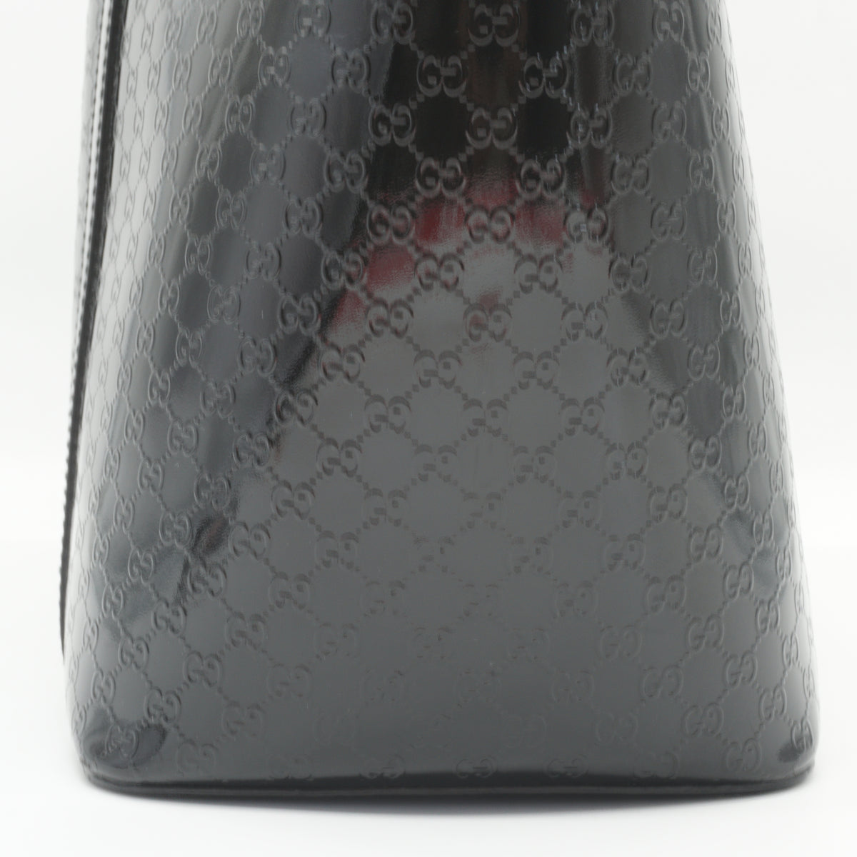 Gucci	Microguccissima Patent Nice Tote Black Large GHW