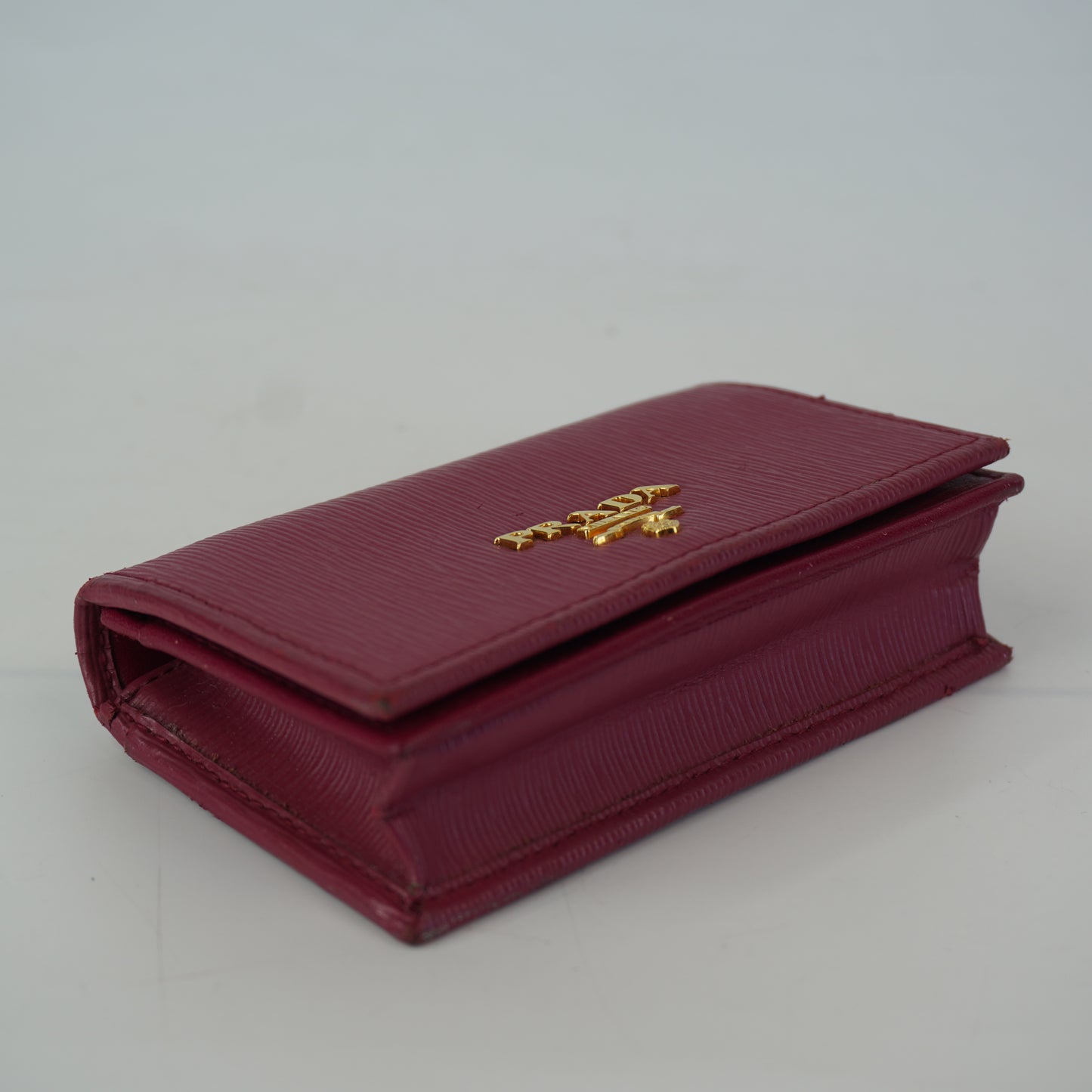 Prada Card Holder Gold-Tone