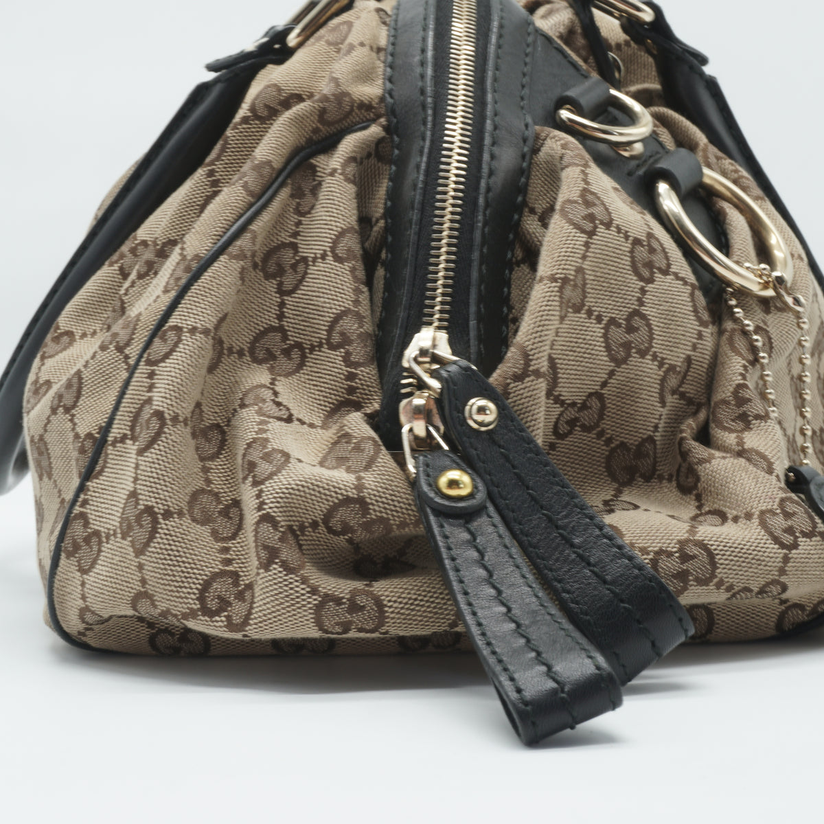 Gucci	Sukey Boston Canvas  Bag Large GHW