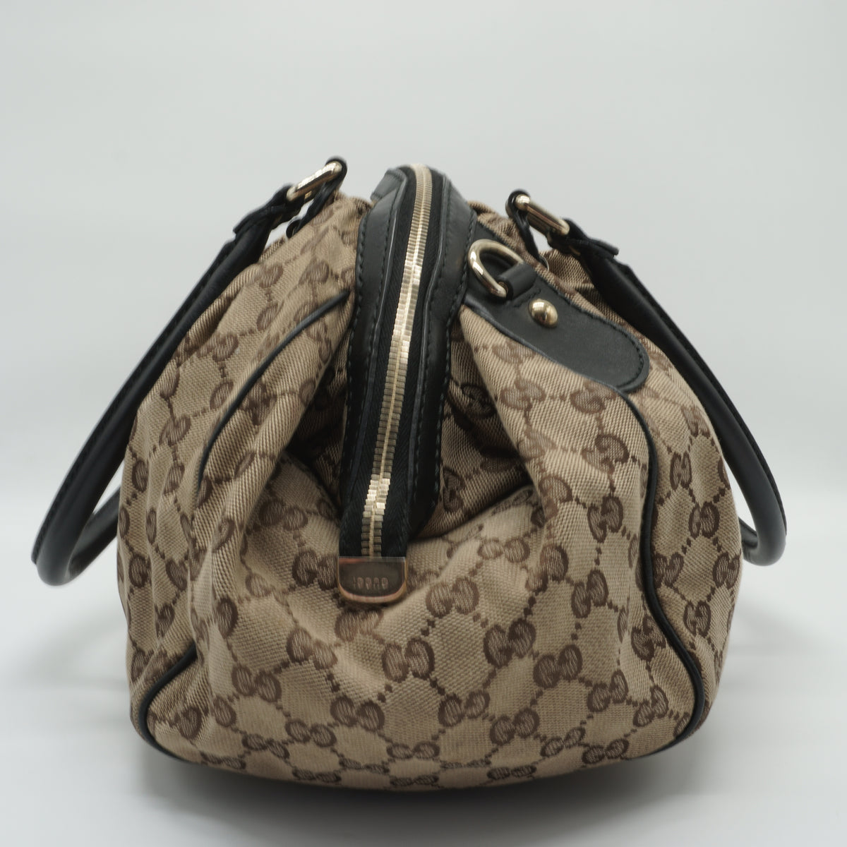 Gucci	Sukey Boston Canvas  Bag Large GHW