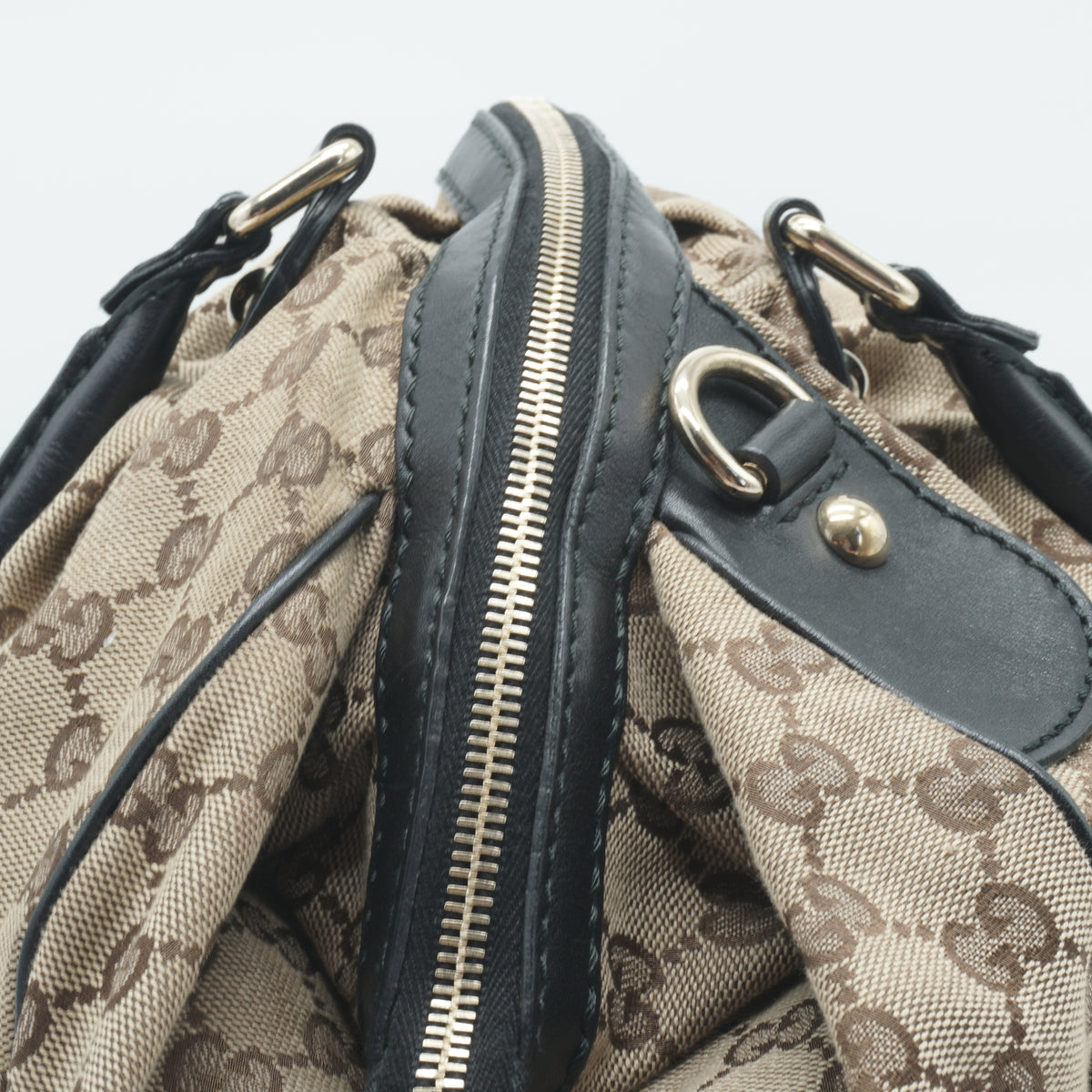 Gucci	Sukey Boston Canvas  Bag Large GHW