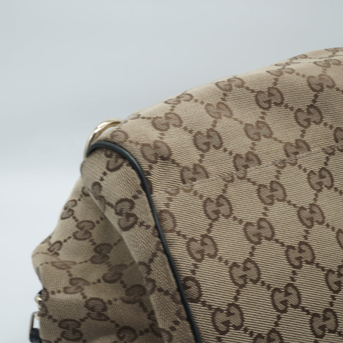 Gucci	Sukey Boston Canvas  Bag Large GHW