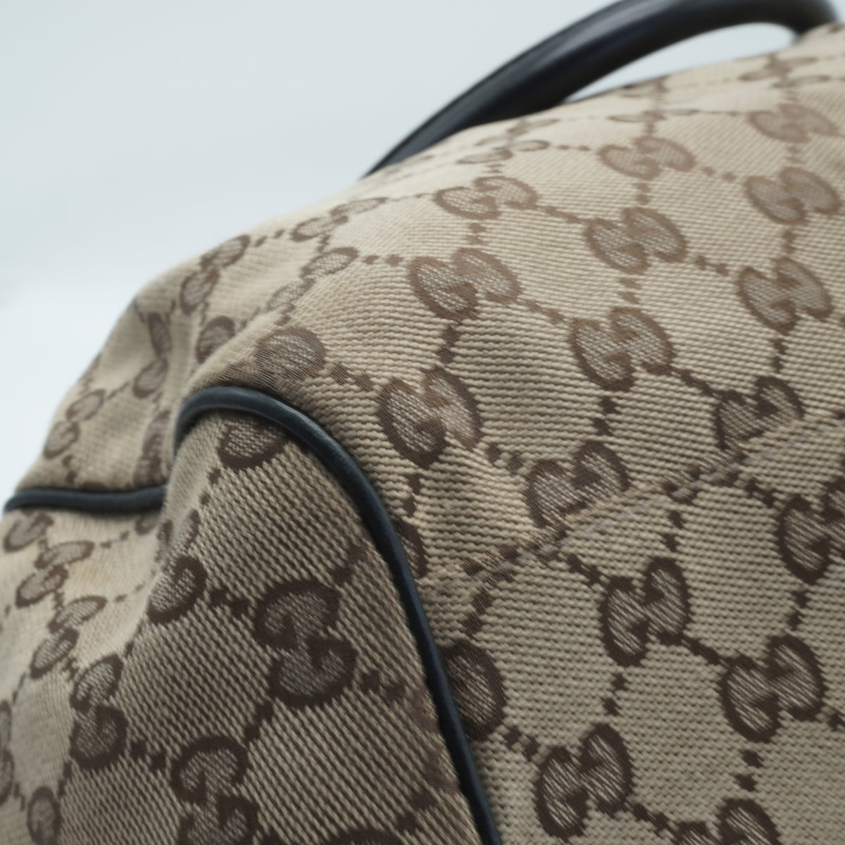 Gucci	Sukey Boston Canvas  Bag Large GHW