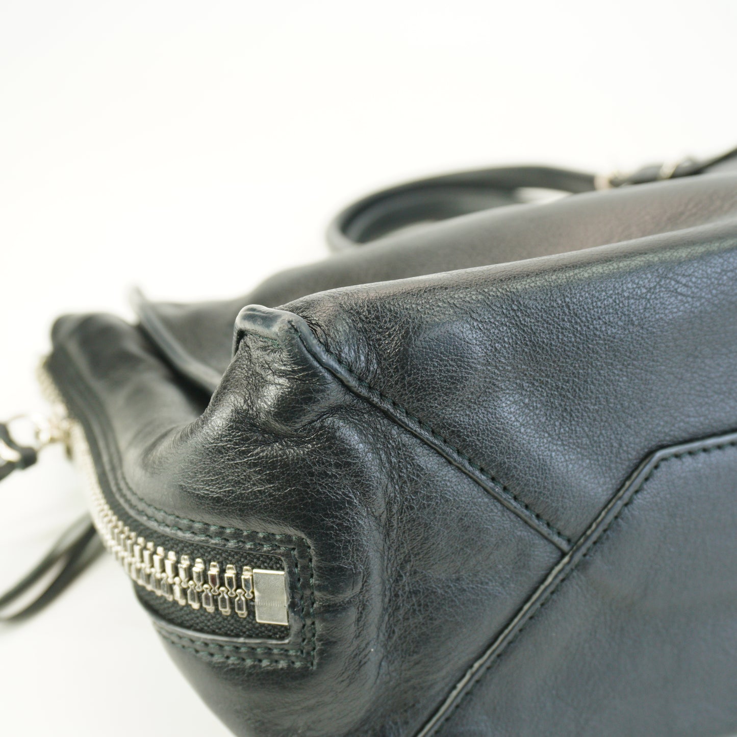 Balenciaga Papier  A6 Zip Black Medium SHW