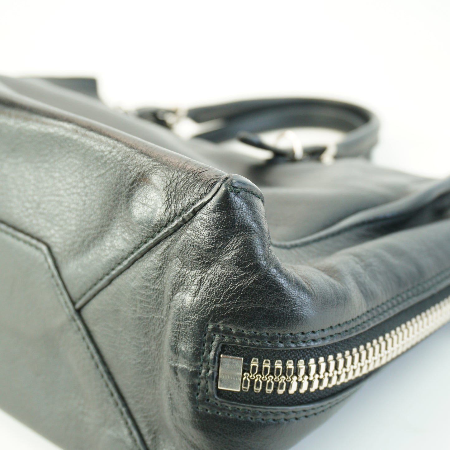 Balenciaga Papier  A6 Zip Black Medium SHW
