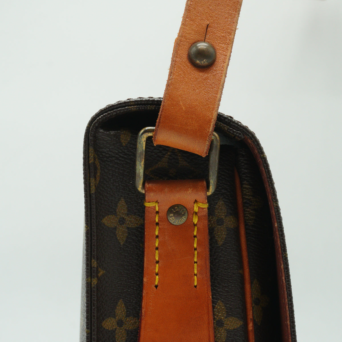 Louis Vuitton Cartouchiere Shoulder Bag Small GHW