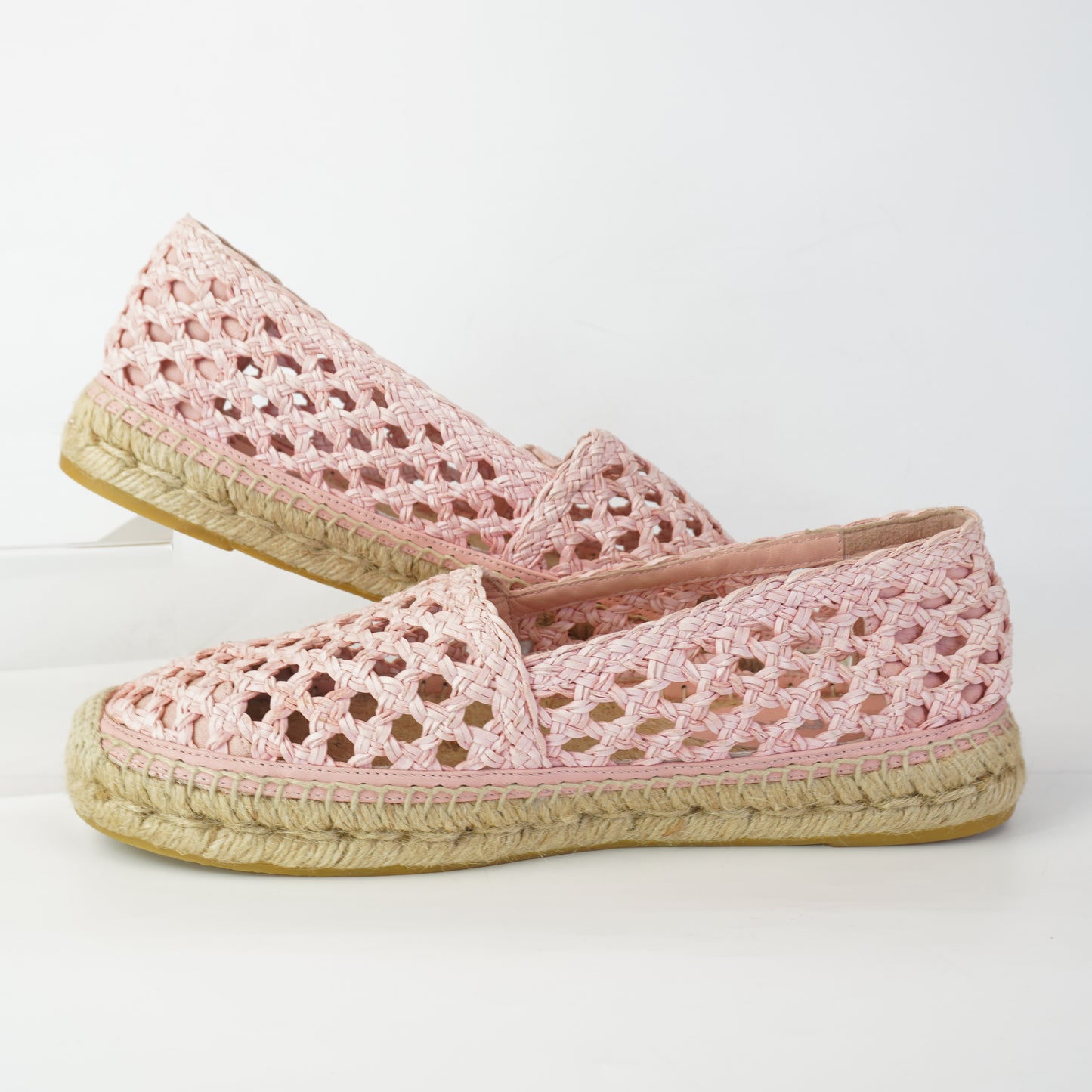 Miu Miu	Espadrille Pink Upper and Rope