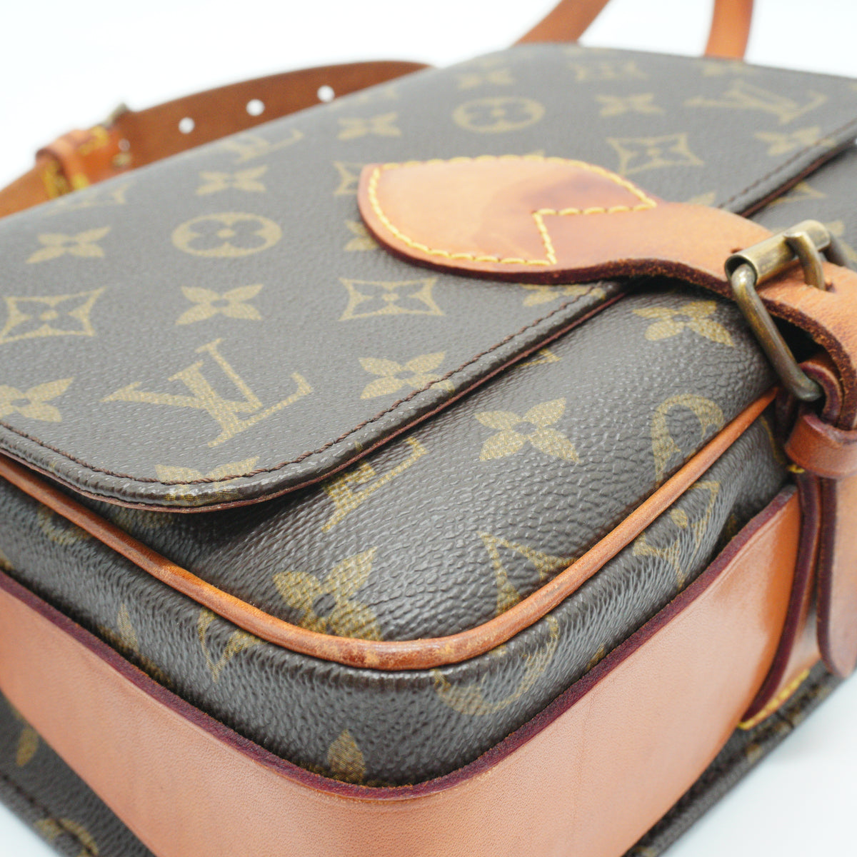 Louis Vuitton Cartouchiere Shoulder Bag Small GHW