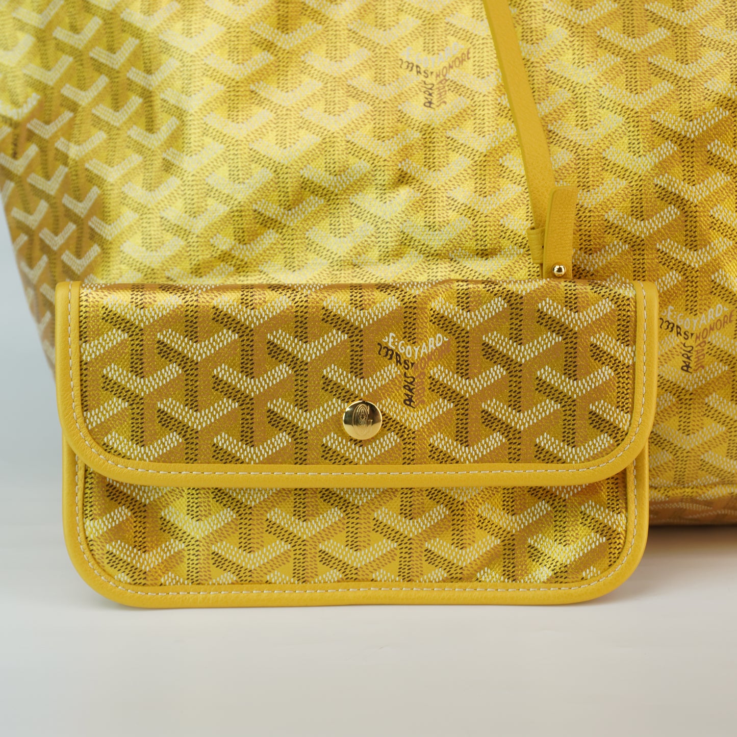Goyard Saint Louis Gold Metallic GM Bag