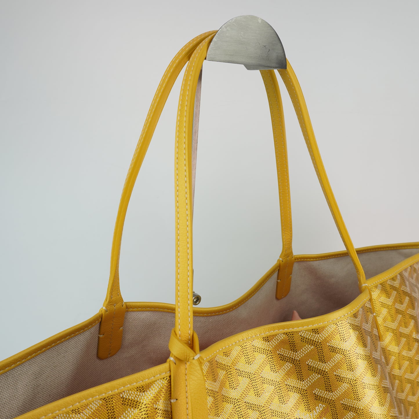 Goyard Saint Louis Gold Metallic GM Bag