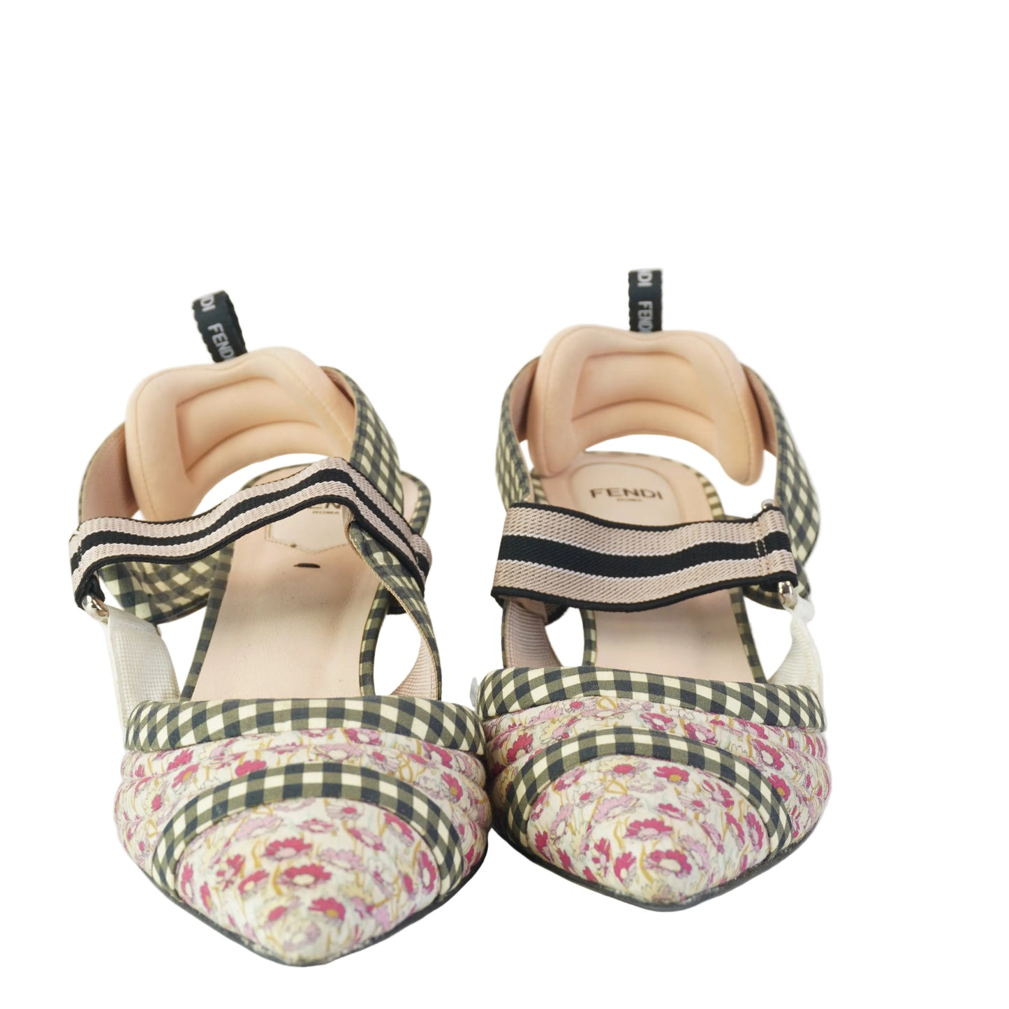 Fendi Colibri Floral Slingback Pumps