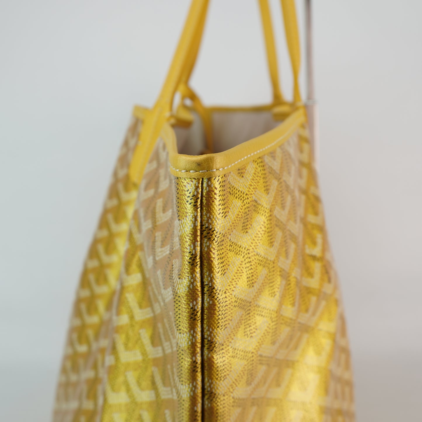 Goyard Saint Louis Gold Metallic GM Bag