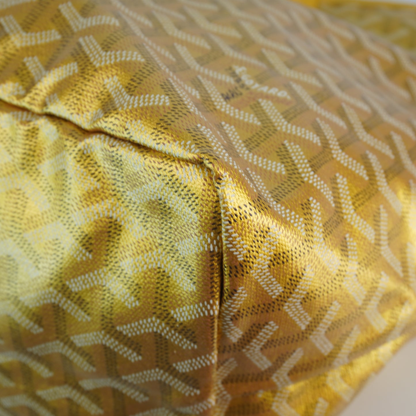 Goyard Saint Louis Gold Metallic GM Bag
