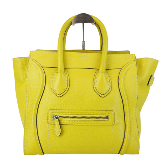 Celine Mini Luggage Yellow