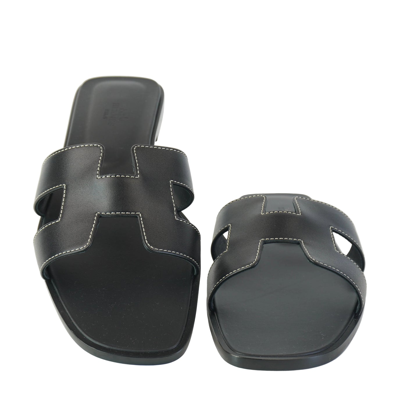 Hermes Oran sandals iconic H cut-out