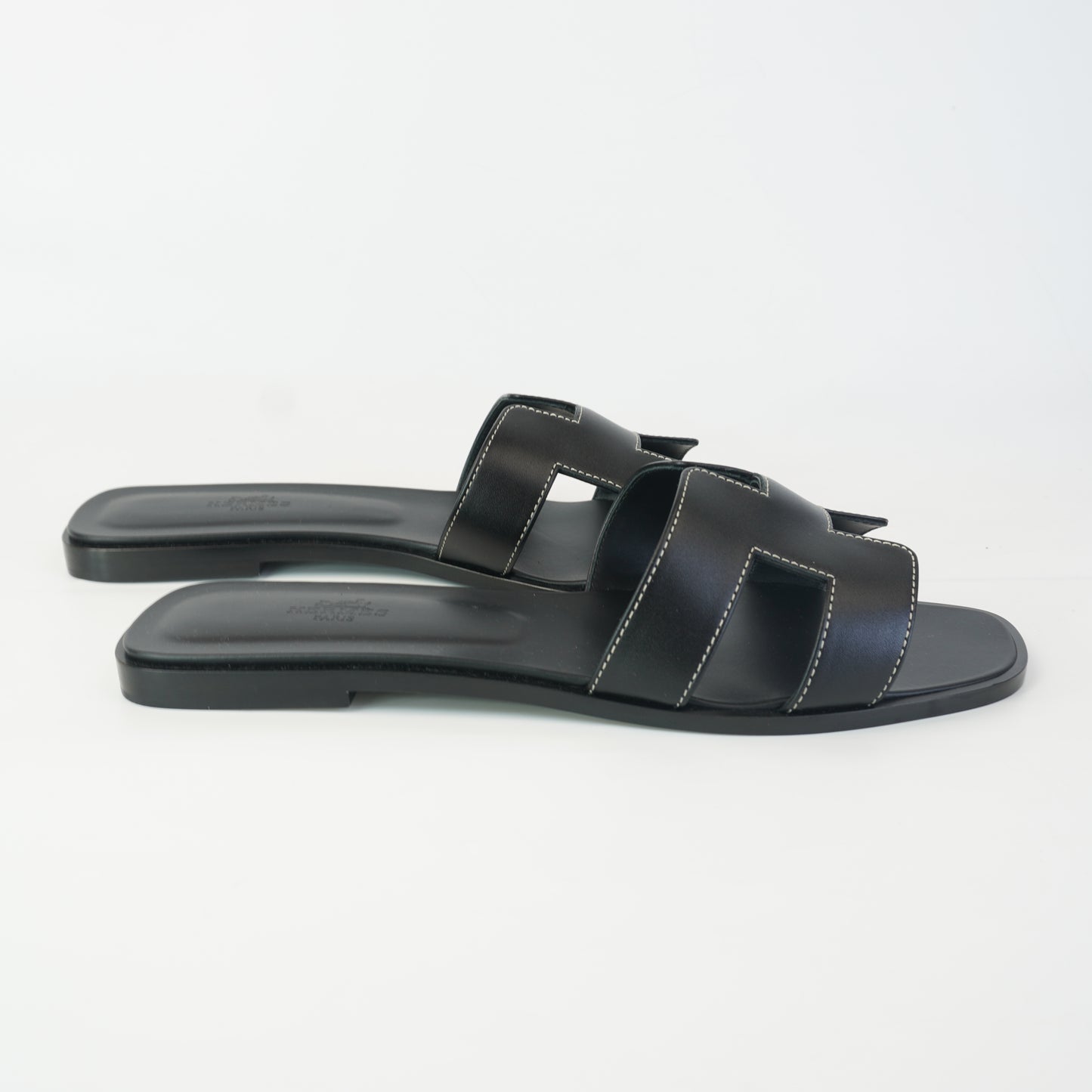 Hermes Oran sandals iconic H cut-out