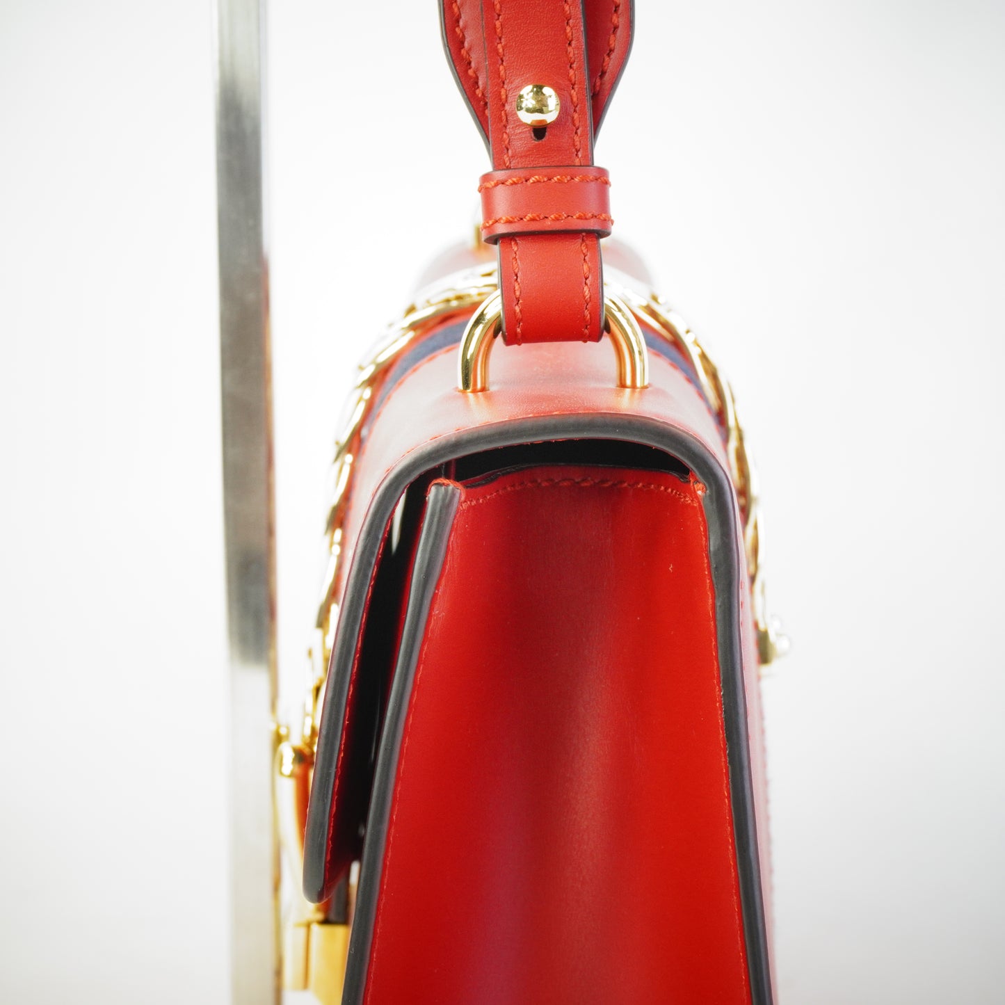 Gucci Sylvie Shoulder Red GHW