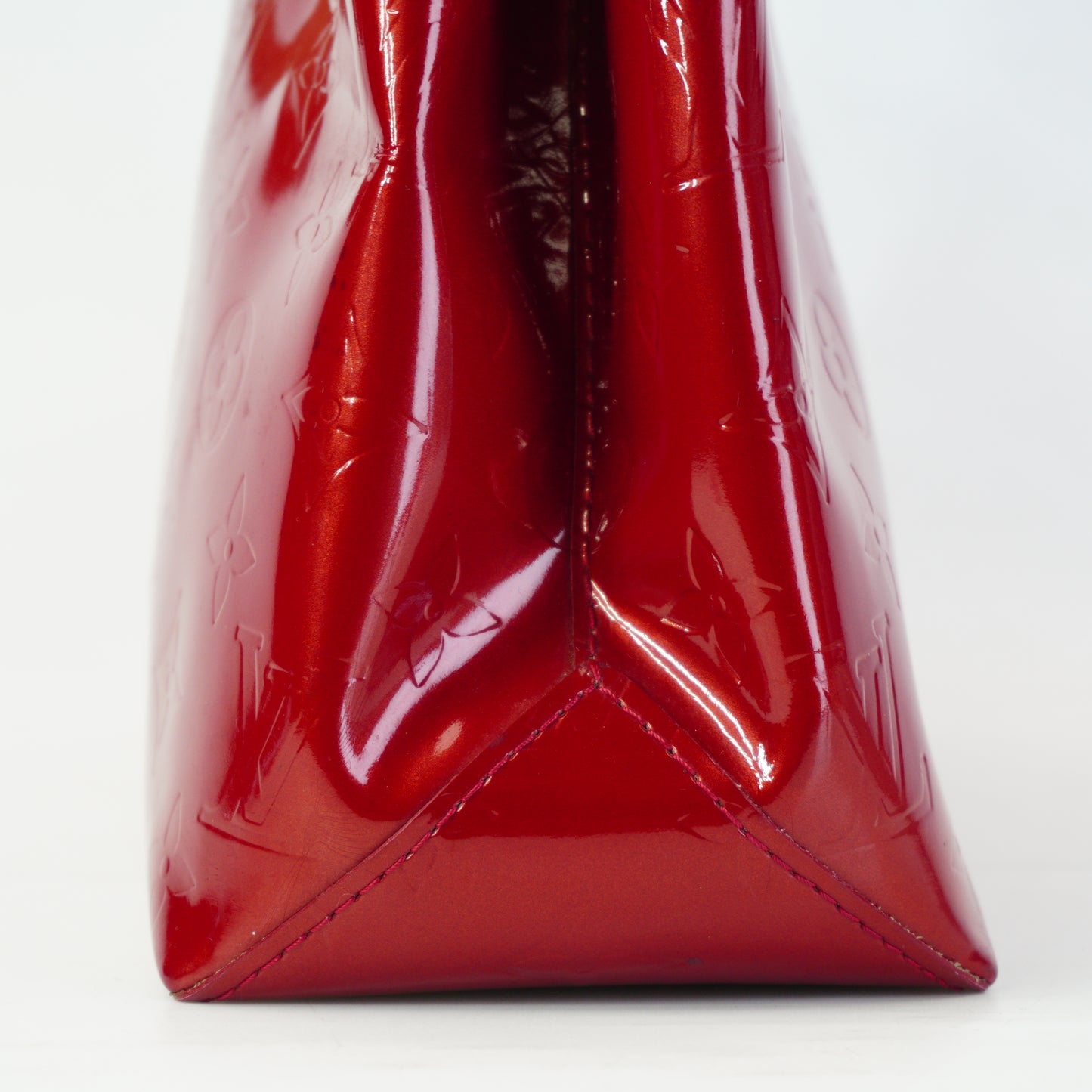 Louis Vuitton	Vernis Reade Patent Red GHW Small