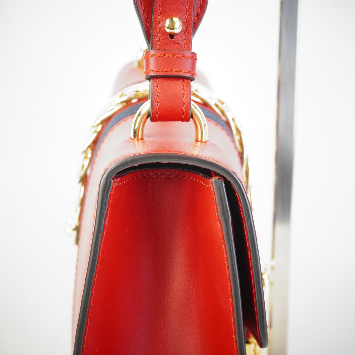 Gucci Sylvie Shoulder Red GHW