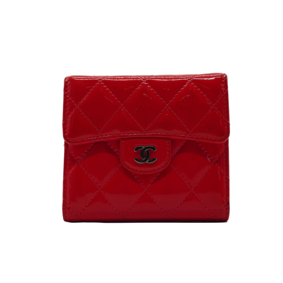 Chanel Glossy Comapct Wallet SHW
