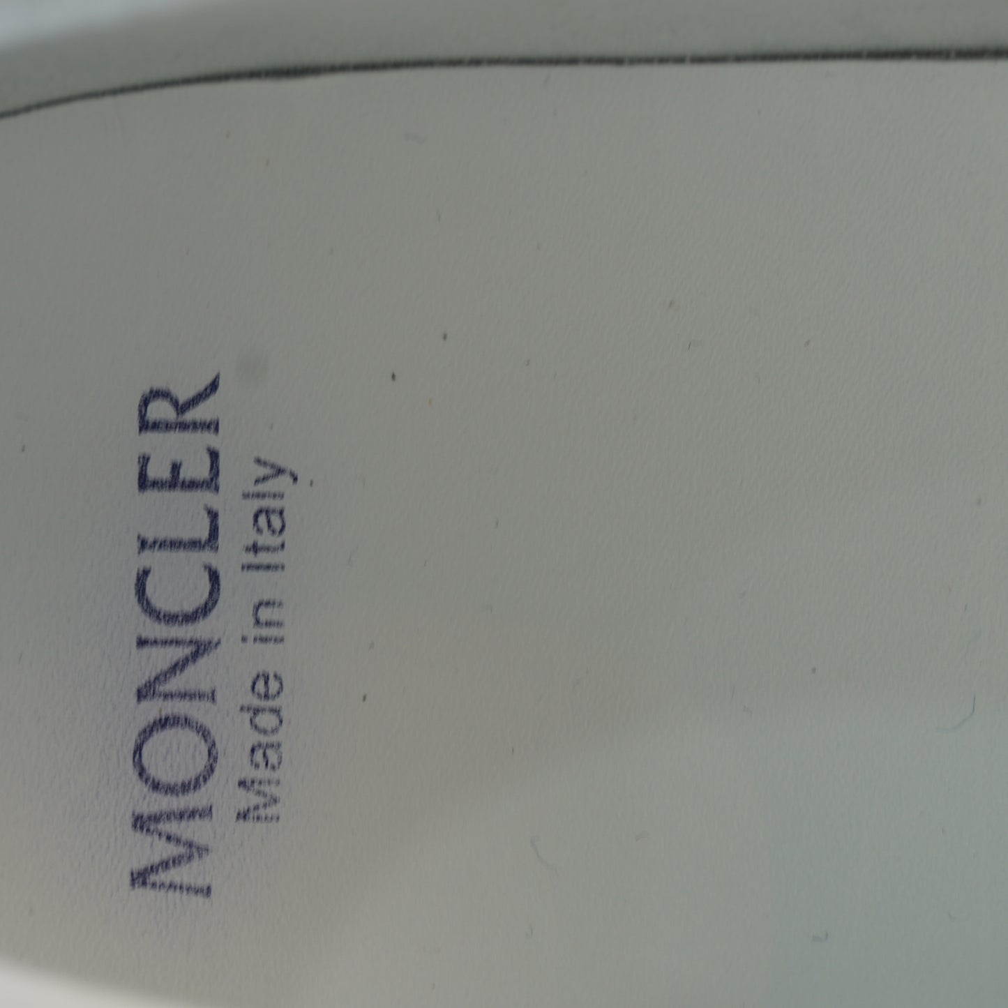 Moncler White and Black Emilien  scarpa sneakers