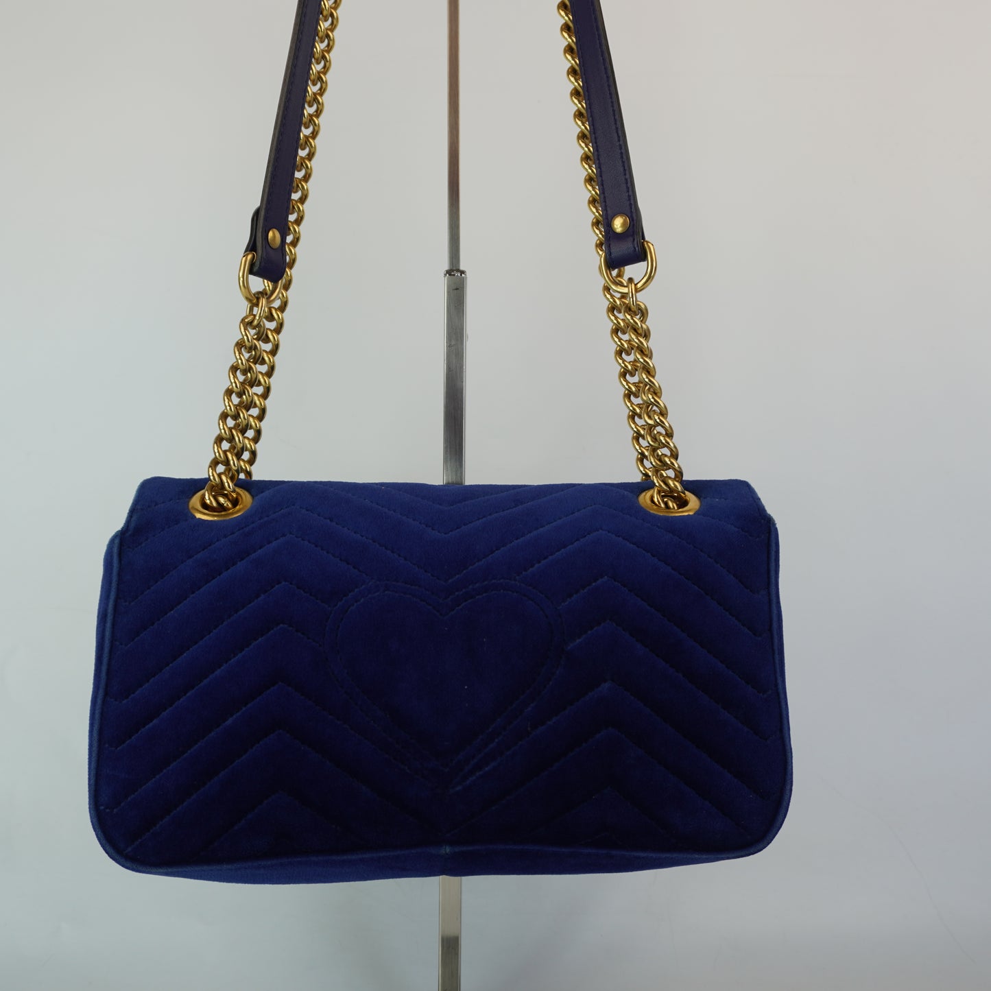 Gucci Marmont Velvet Blue