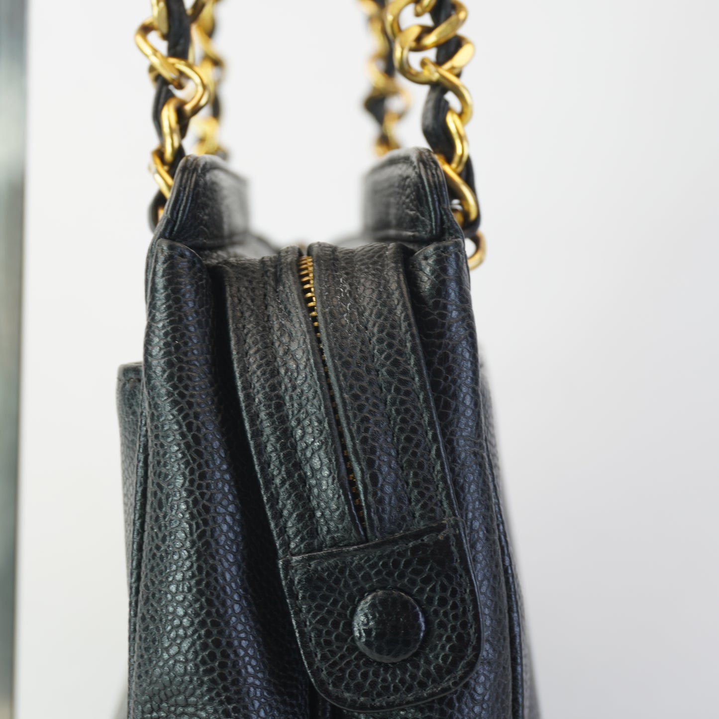 Chanel Black Caviar Triple CC