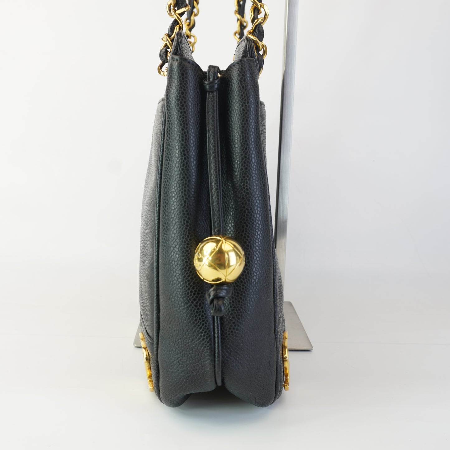 Chanel Black Caviar Triple CC