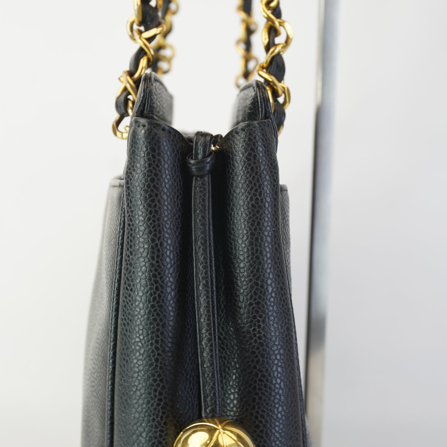 Chanel Black Caviar Triple CC